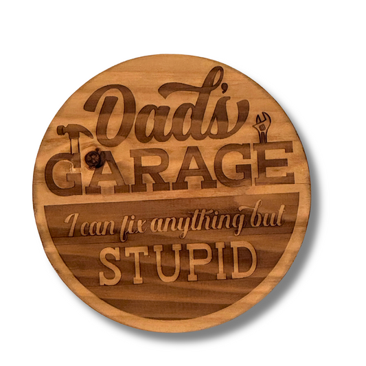 Dad garage sign